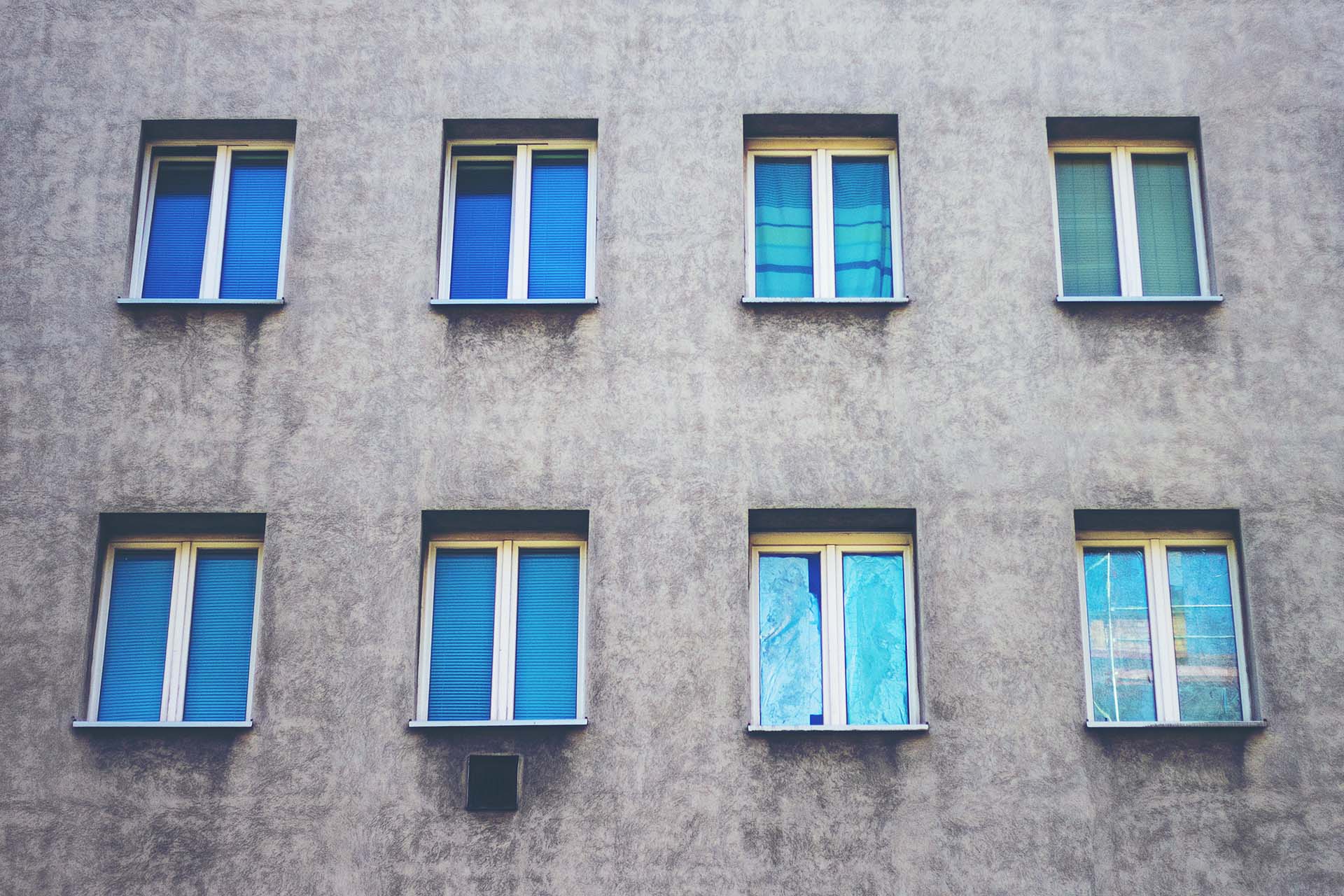 old vintage door and window, Europe style